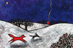 Red Winter Fox